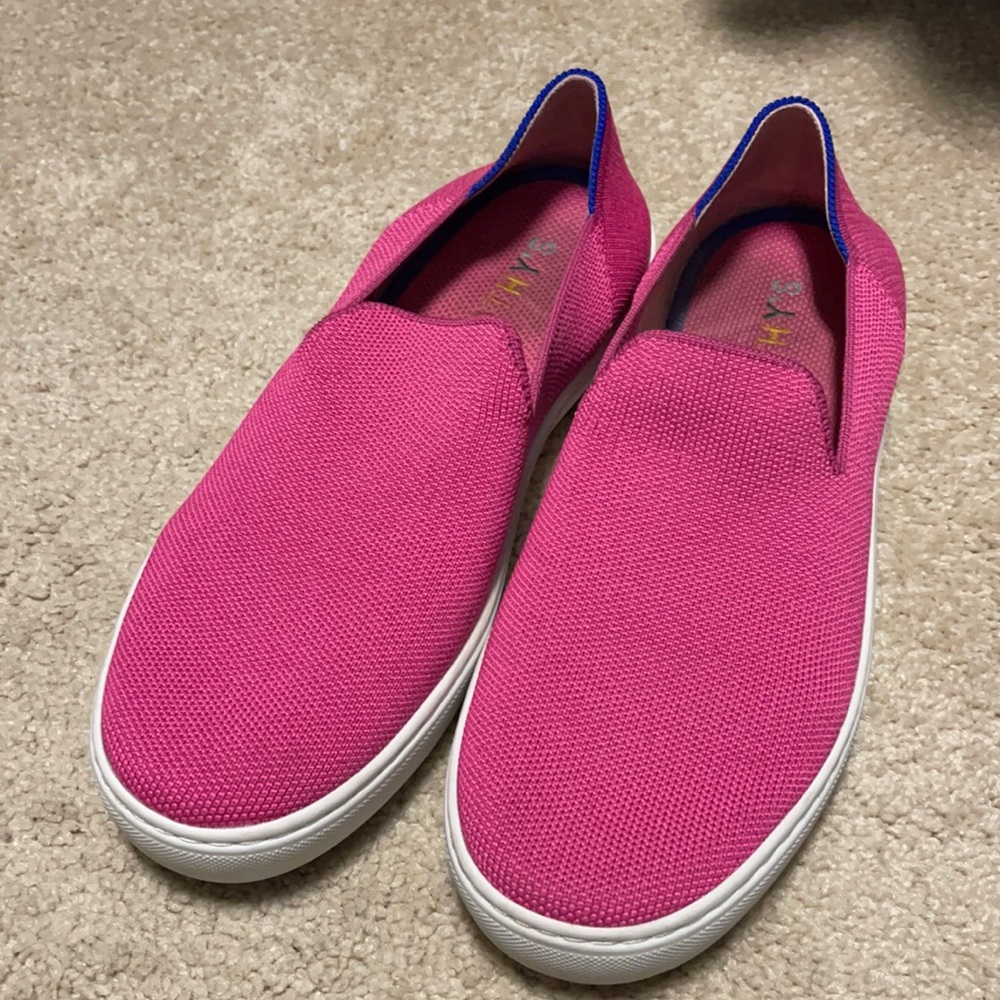 Rothy’s Sneakers in Hot Pink